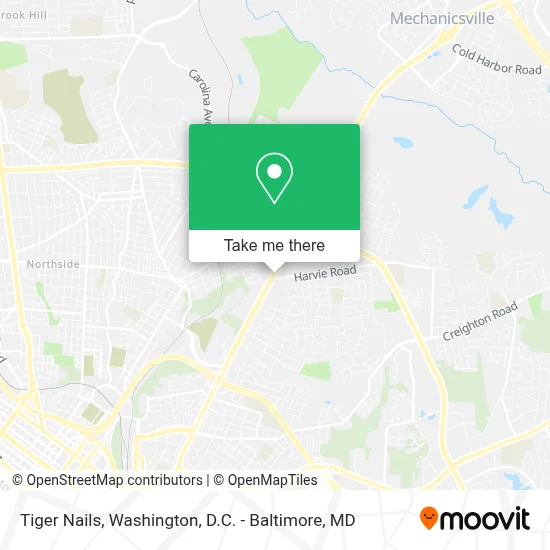 Tiger Nails map