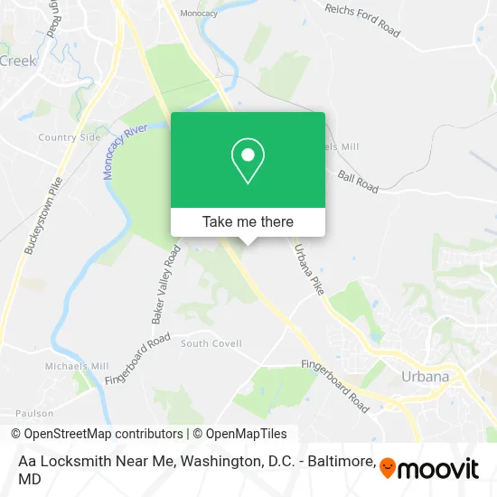 Aa Locksmith Near Me map