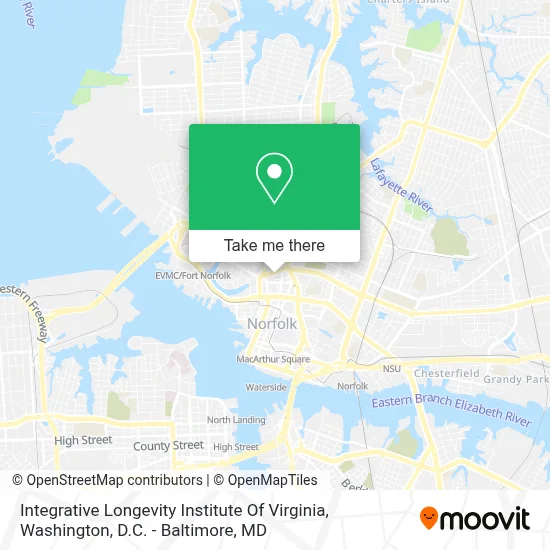 Integrative Longevity Institute Of Virginia map