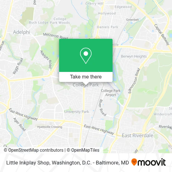 Little Inkplay Shop map