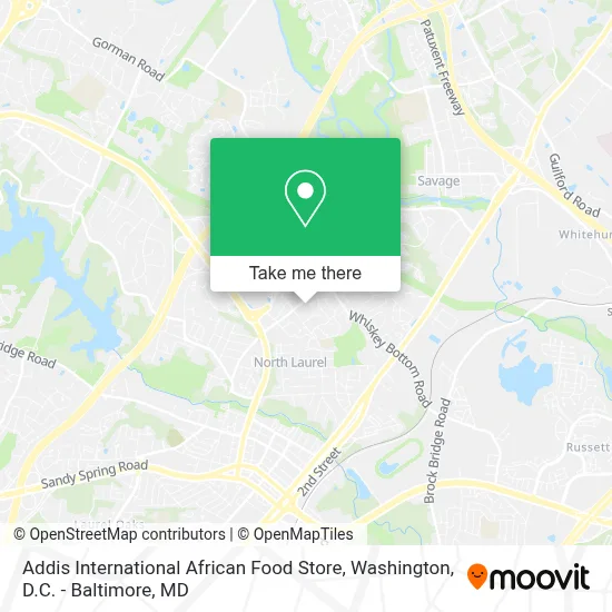Addis International African Food Store map