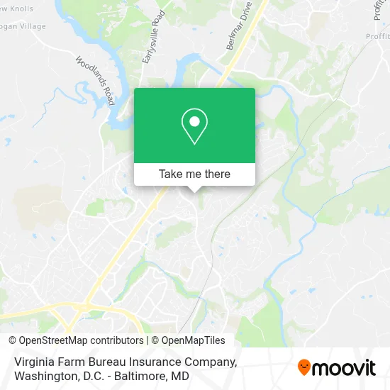 Virginia Farm Bureau Insurance Company map