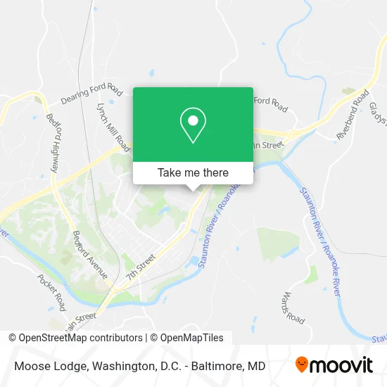 Moose Lodge map