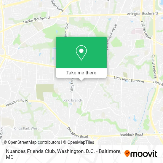 Nuances Friends Club map