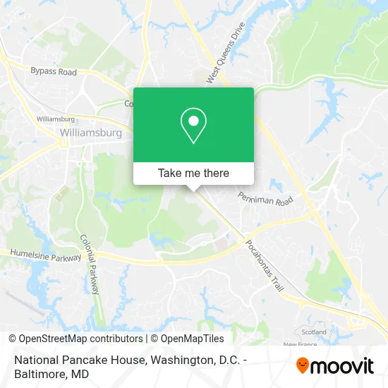 National Pancake House map