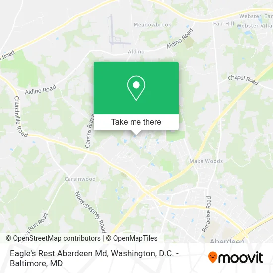 Eagle's Rest Aberdeen Md map