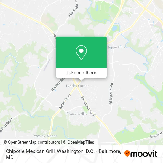 Chipotle Mexican Grill map