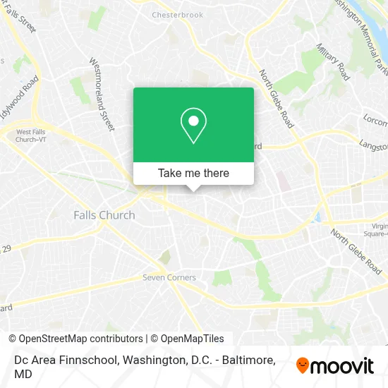 Dc Area Finnschool map