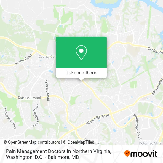 Pain Management Doctors In Northern Virginia map
