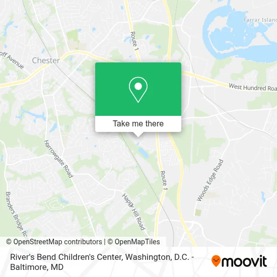 River's Bend Children's Center map
