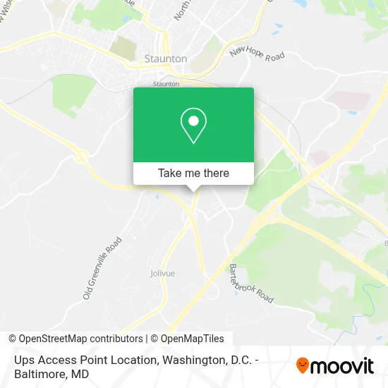 Ups Access Point Location map