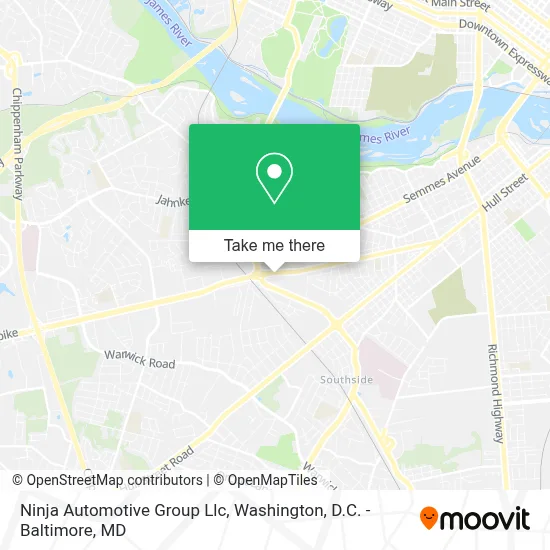 Ninja Automotive Group Llc map