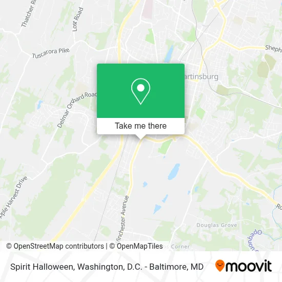Spirit Halloween map