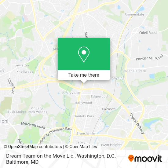 Dream Team on the Move Llc. map