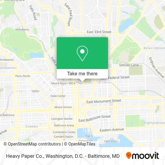 Heavy Paper Co. map