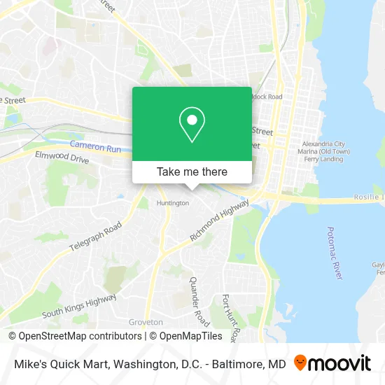 Mike's Quick Mart map