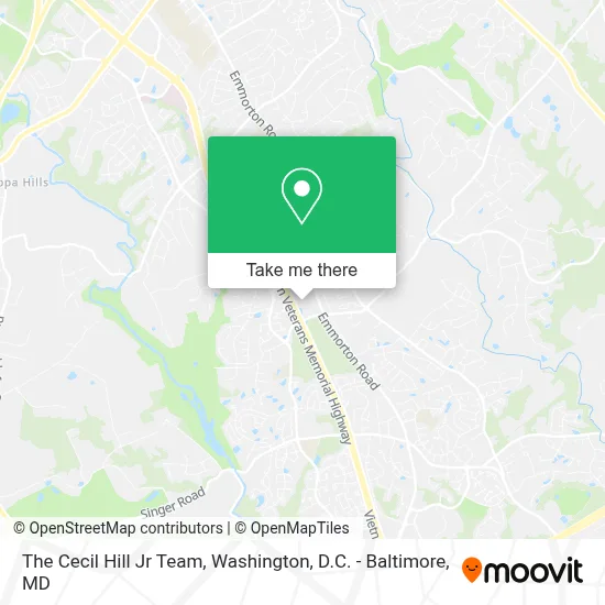 The Cecil Hill Jr Team map