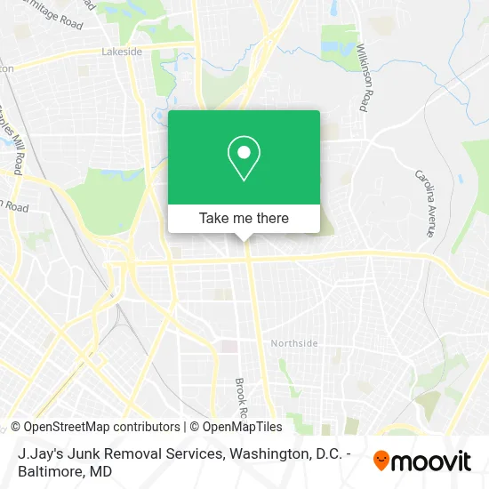 J.Jay's Junk Removal Services map
