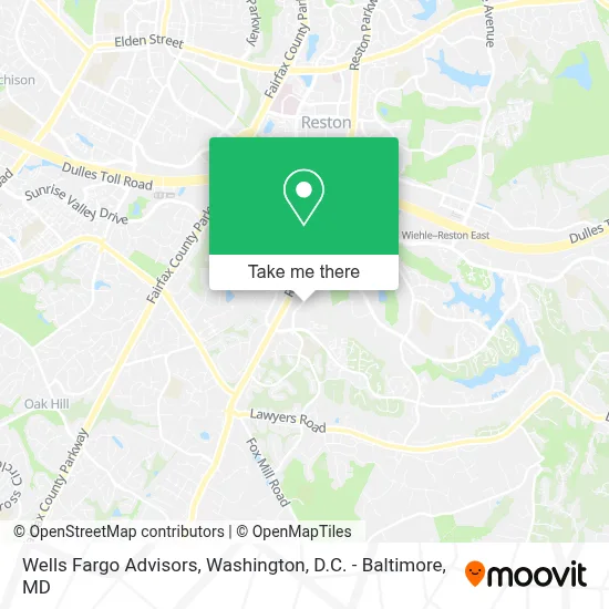 Wells Fargo Advisors map