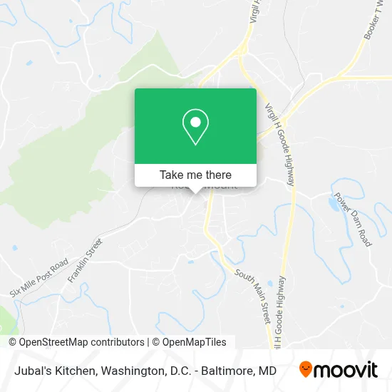 Jubal's Kitchen map