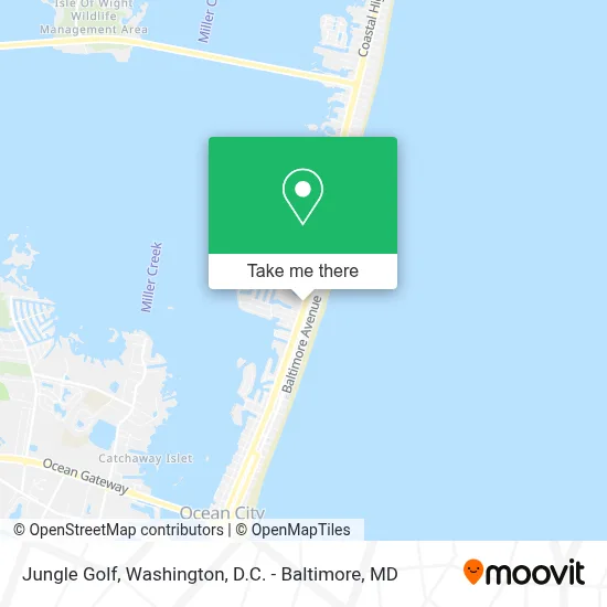 Jungle Golf map
