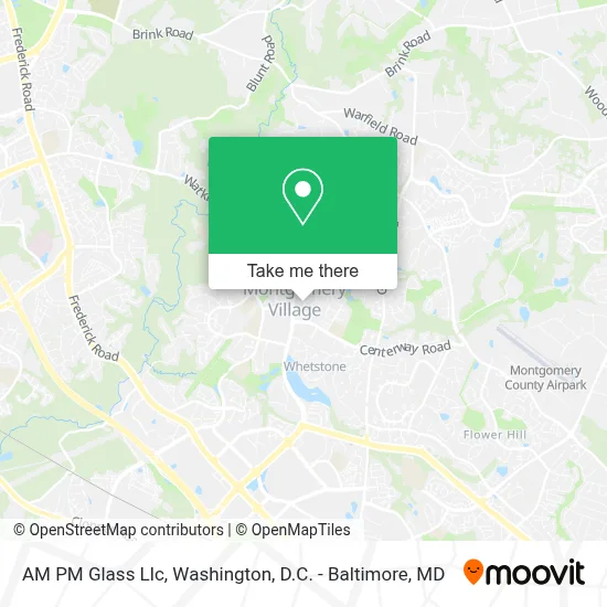 AM PM Glass Llc map