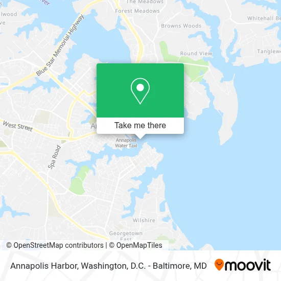 Annapolis Harbor map