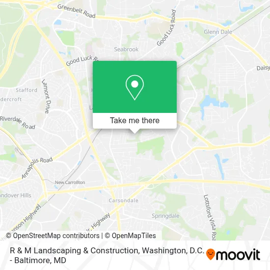 R & M Landscaping & Construction map