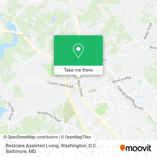 Bestcare Assisted Living map