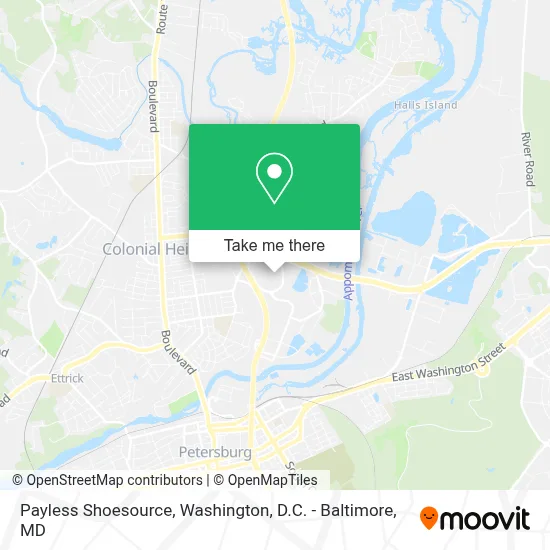 Payless Shoesource map