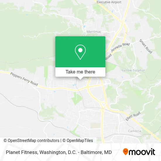 Planet Fitness map