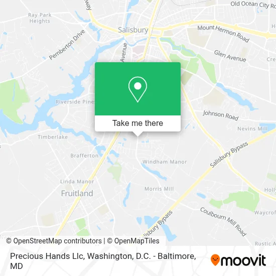 Precious Hands Llc map