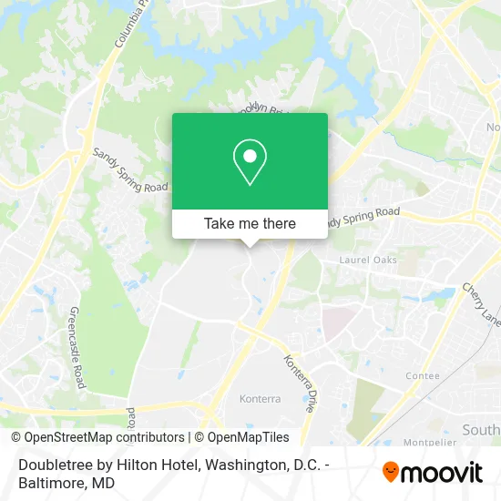 Doubletree by Hilton Hotel map