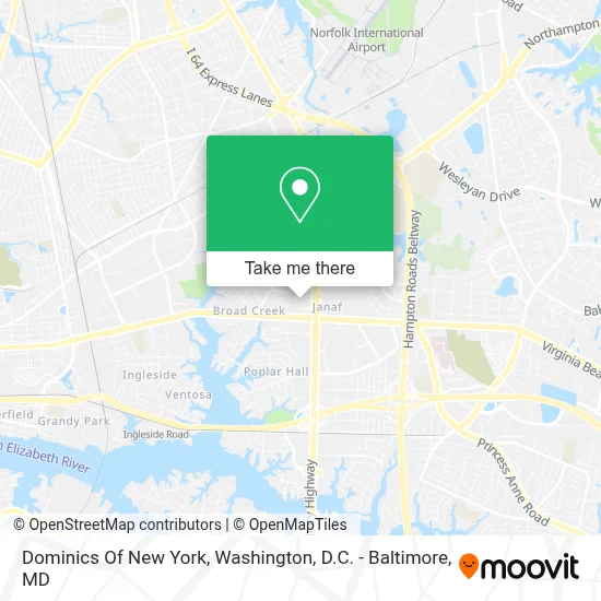 Dominics Of New York map