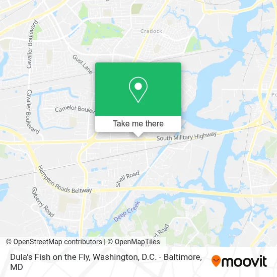 Dula's Fish on the Fly map