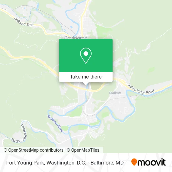 Fort Young Park map