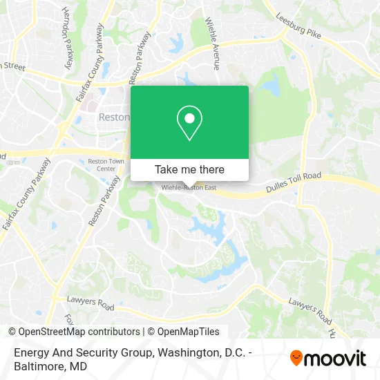 Energy And Security Group map
