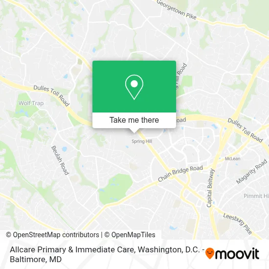 Allcare Primary & Immediate Care map