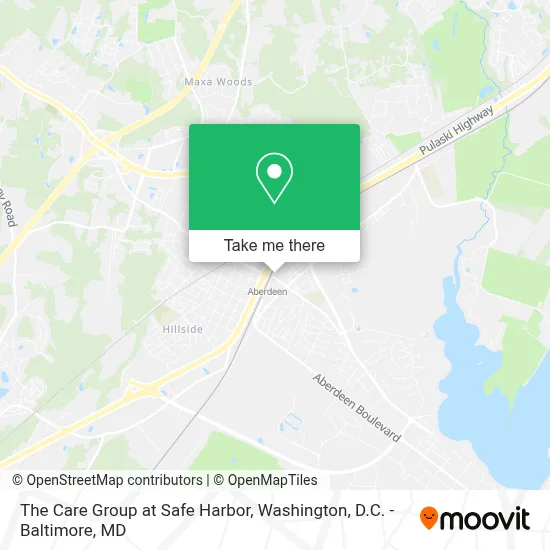 The Care Group at Safe Harbor map