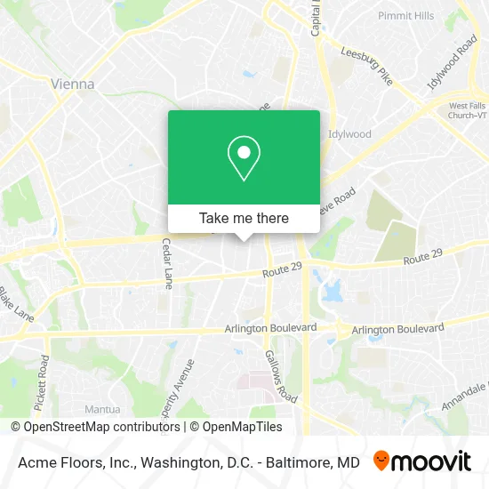 Acme Floors, Inc. map