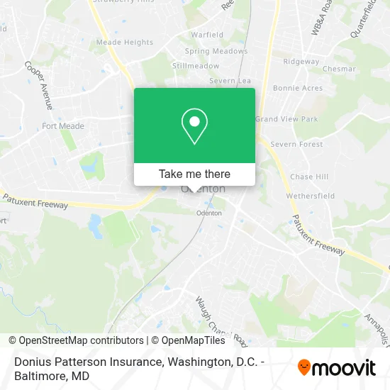 Donius Patterson Insurance map