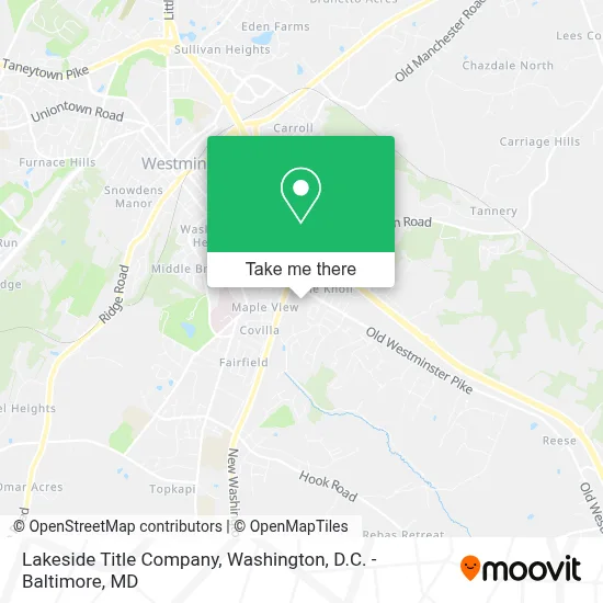 Lakeside Title Company map