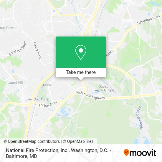 National Fire Protection, Inc. map