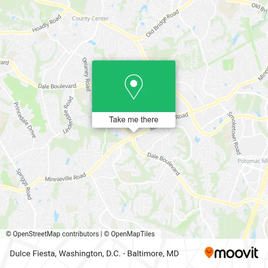 Dulce Fiesta map