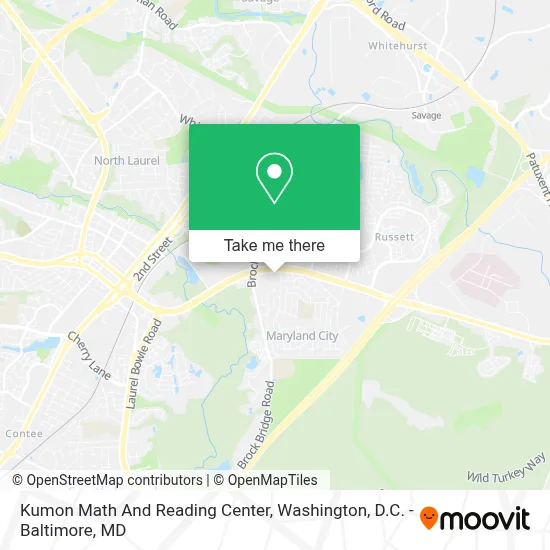 Kumon Math And Reading Center map