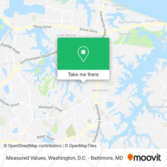 Measured Values map