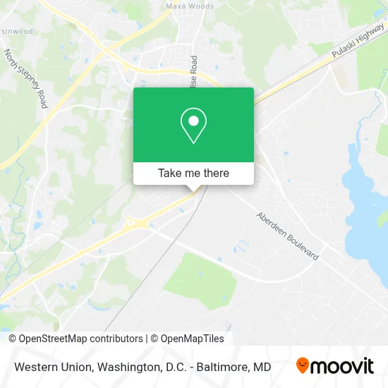 Western Union map