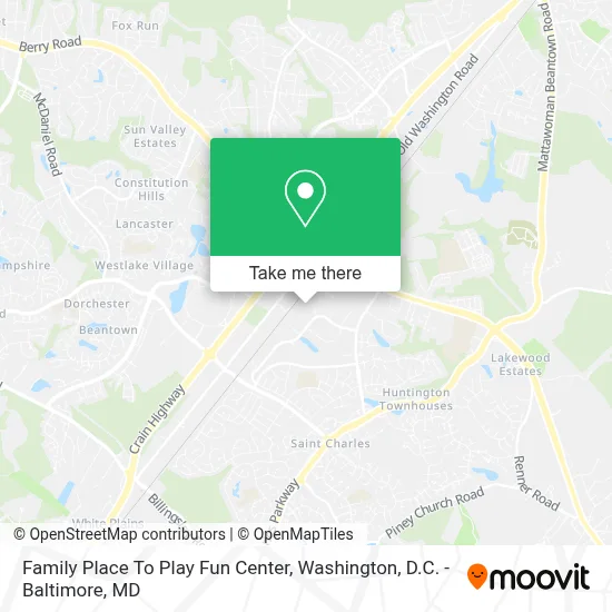 Family Place To Play Fun Center map