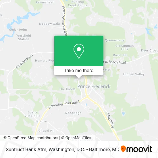 Suntrust Bank Atm map