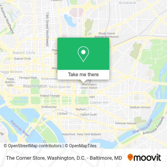 The Corner Store map